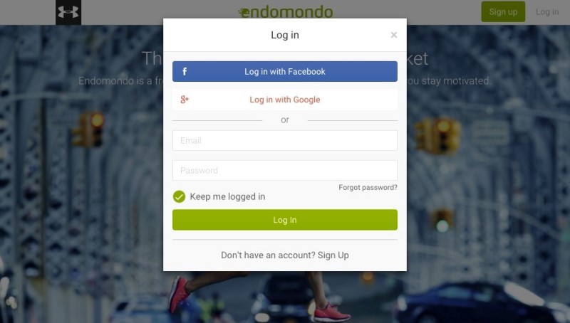 Facebook login