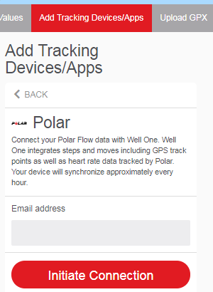 Polar initialise connection