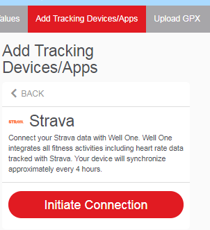 Strava initialise connection